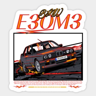 E30 M3 Sticker